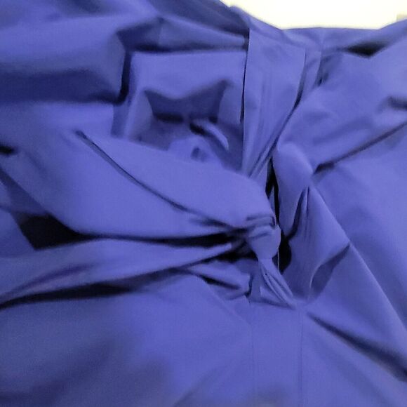 Diane Von Furstenberg Dress Womens 2 Gabe Cap Sleeve Tie Poplin Sheath Career - Picture 7 of 16